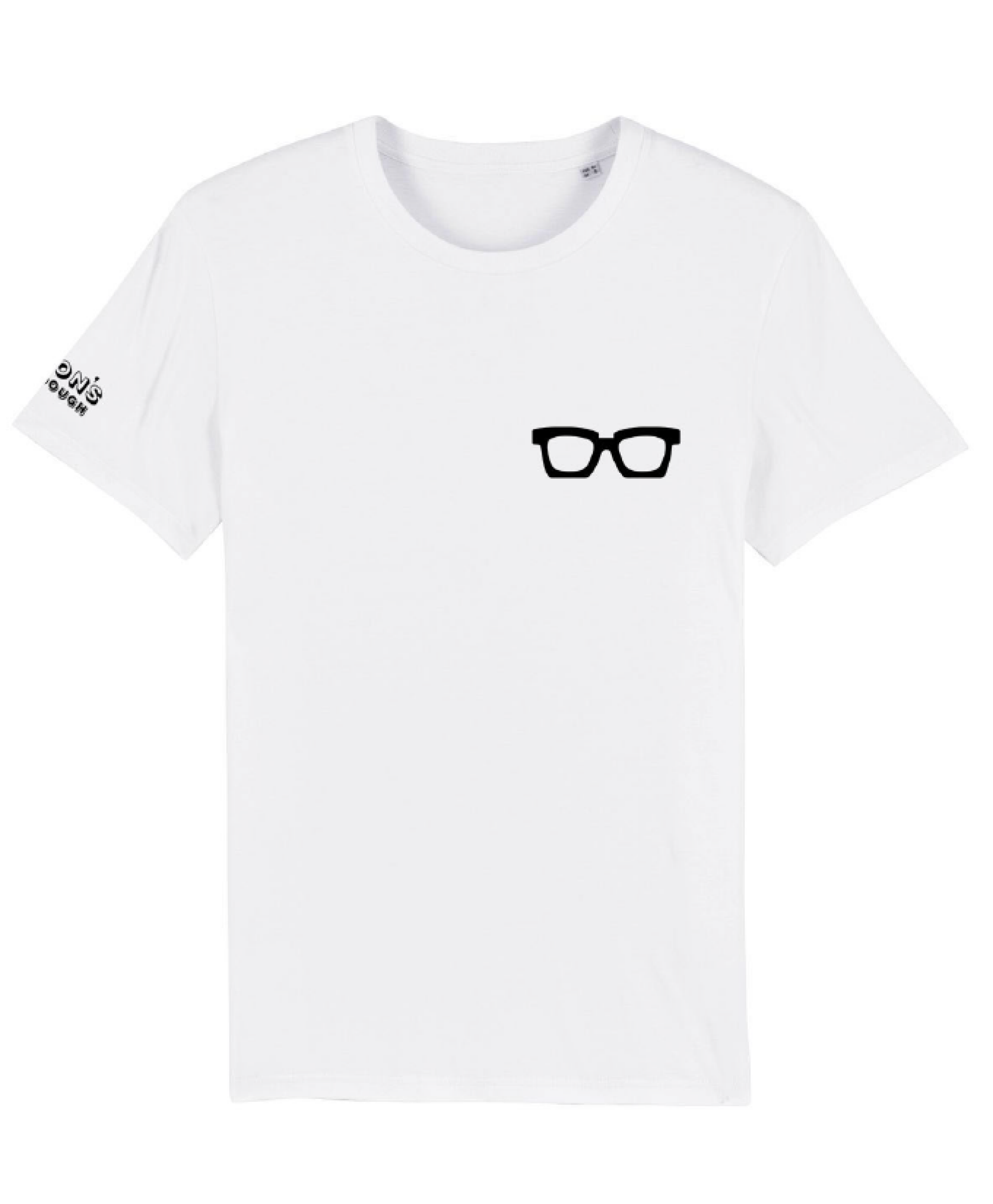 White tshirt Just Dough It front visual.png