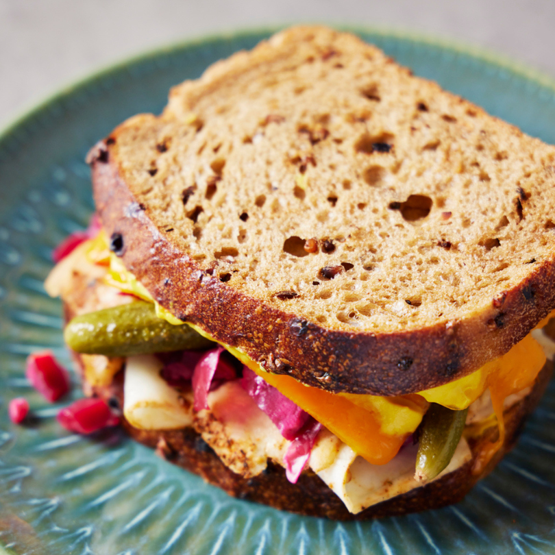 Wildfarmed Sustainable Leicestershire Reuben Sandwich